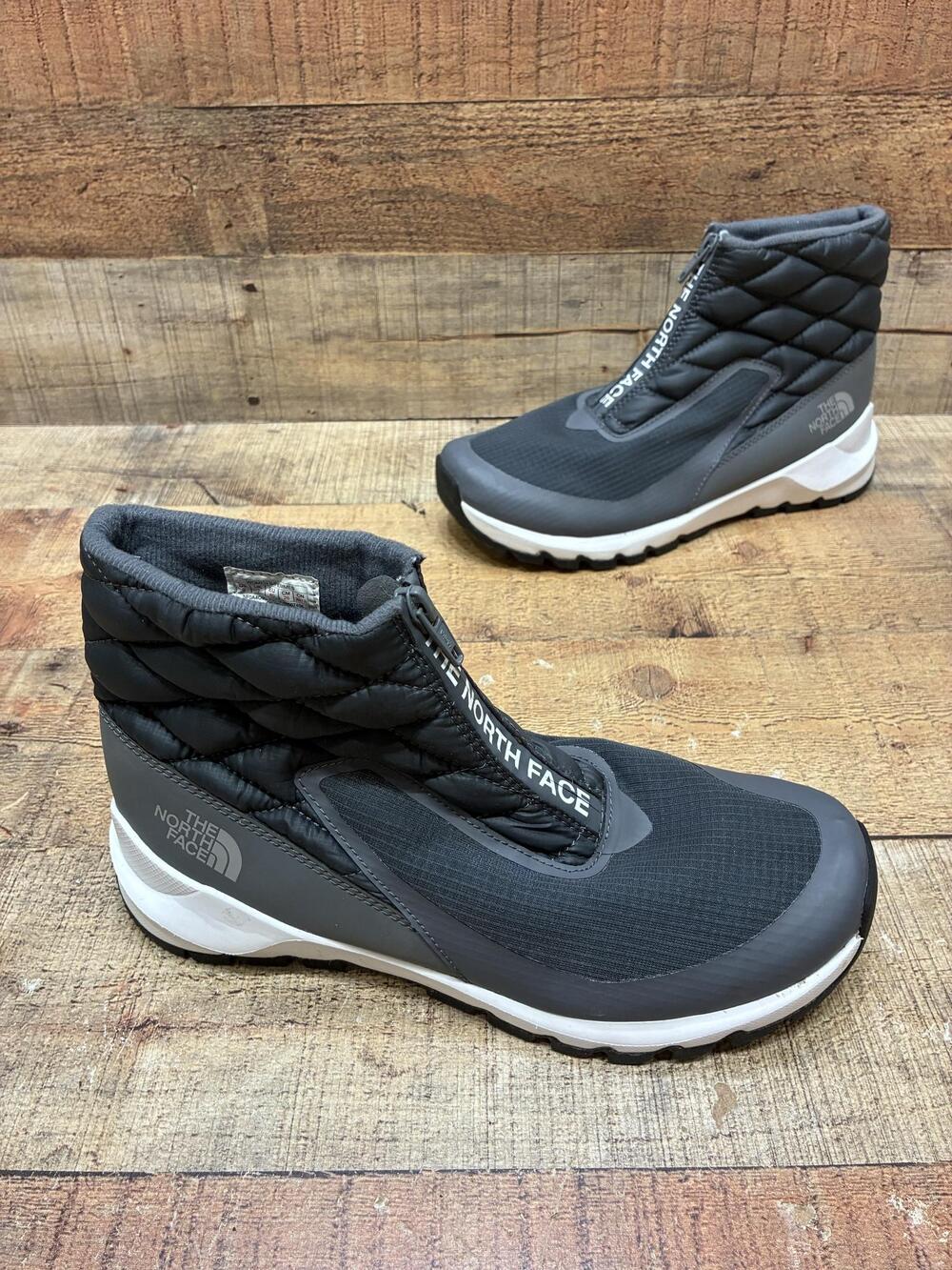 The North Face Boots Womens Size 9 40 Black Insulated Ankle Zip Winter NF0A409D